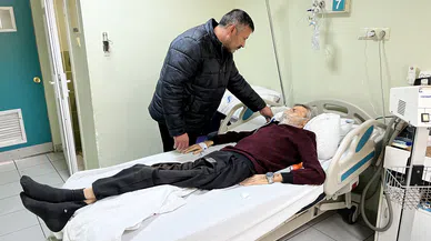 Evlatları bakmayı reddetti, hastanede yatan eski kayınpederinin yanından ayrılmıyor