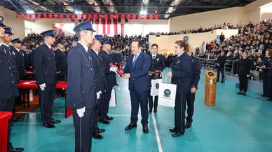 Mersin'de 446 polis adayı mezun oldu