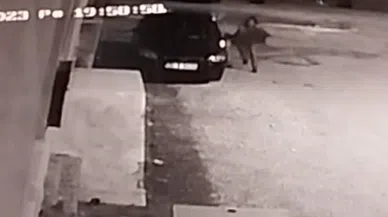 Sokak köpeğinin saldırdığı genç kız son anda kurtuldu