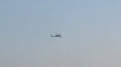 Hatay'da sınırın sıfır noktasında askeri helikopter hareketliliği