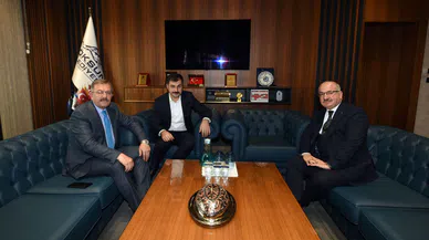 Kaymakam Duman’dan Başkan Aydın’a ziyaret