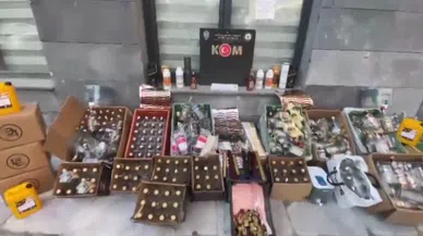 Kahramanmaraş’ta kaçak alkol ele geçirildi