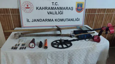 Göksun’da kaçak kazı yapan şahıslar enselendi