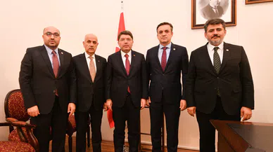 Kirişci, Adalet Bakanlığına bağlı konular için Bakan Tunç ile görüştü 