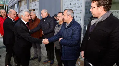 Vali Ünlüer basın mensuplarını ziyaret etti