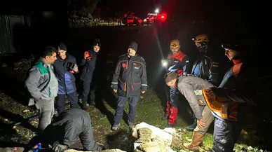 Doğa yürüyüşünde mahsur kalan 2 kişi AFAD tarafından kurtarıldı