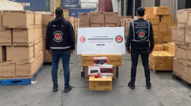 17,4 milyon liralık elektronik eşya ele geçirildi
