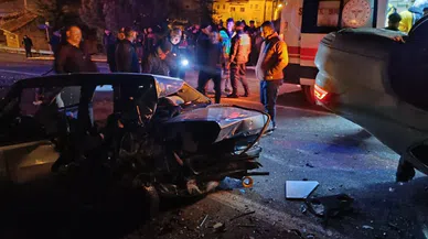Trafik kazası: 1 ölü, 3 yaralı