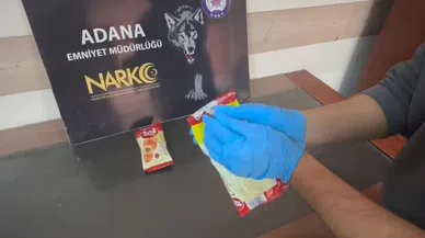 Kruvasan paketine uyuşturucu koyup saklamışlar