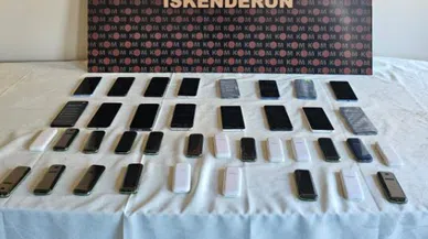 38 kaçak telefon ele geçirildi