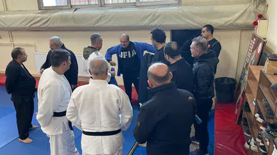 Kahramanmaraş’ta veteran judocular mindere çıktı