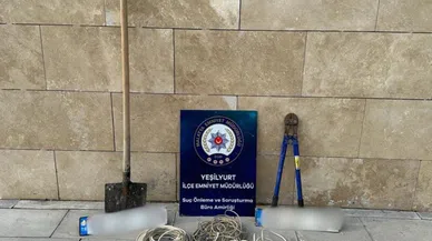 ATM’nin kablolarını çalan hırsız yakalandı