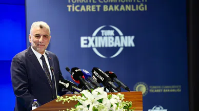 Ticaret Bakanı Bolat Türk Eximbank yeni hizmet binası açılış töreninde konuştu