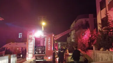 Bina içerisinde çıkan yangında 4 kişi zehirlendi