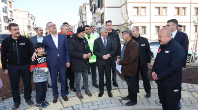 Vali Ünlüer, Ferhuş Mahallesi Afet Konutları’nı İnceledi