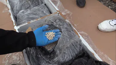 94 kilo uyuşturucu hap zulası: 5 gözaltı