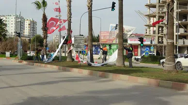 Afiş kirliliği sona erdi  