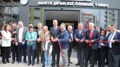 Mezitli'de yeni kız öğrenci yurdu törenle açıldı