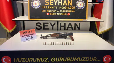 Evinde kalaşnikof ele geçirildi, oğlunun olduğunu söyledi