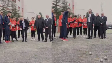 Okay, hünerlerini Bocce sporunda sergiledi