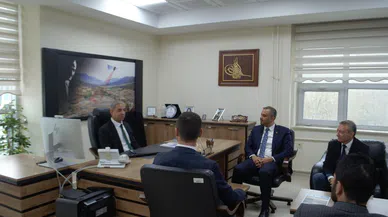 Toptaş, Kadastro Müdürlüğünü ziyaret etti