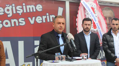 Talih Yarboynu'nun seçim ofisi açıldı