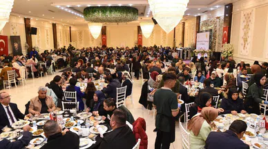 Şehit ve gazi aileleri iftarda bir araya geldi