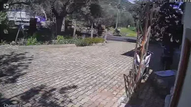 Motosikletlinin ölüme gidişi kamerada  