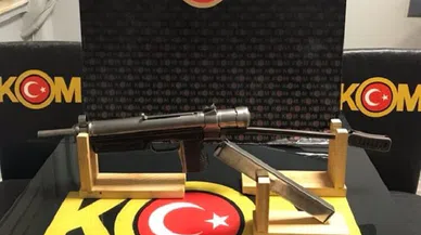 Nadir bulunan otomatik tabanca ele geçirildi