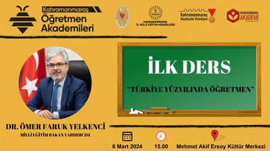 Kahramanmaraş Öğretmen Akademisi İlk Dersle Başlıyor