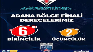 SANKO Bölge Finalinde altı birincilik