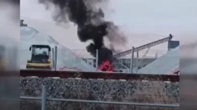 Konya'da eğitim uçağı şantiye alanına düştü: 1 şehit