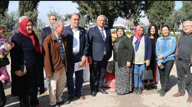 500 çiftçiye Ayçiçek tohumu dağıtıldı