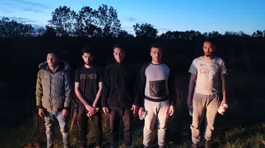 5 kaçak göçmen yakalandı