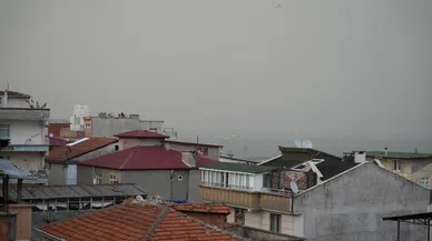 Samsun'da hava kalitesi düştü, çamur yağdı