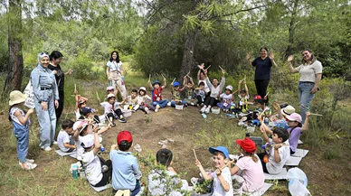 Minik çocuklar doğa ile tanıştı