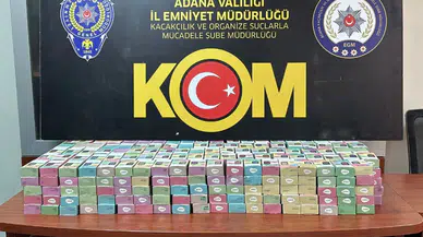 Adana’da kaçakçılık operasyonu
