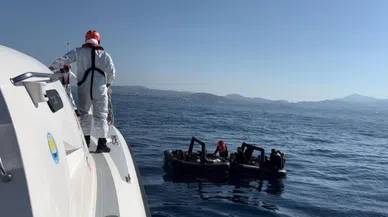 1 günde 68 düzensiz göçmen kurtarıldı