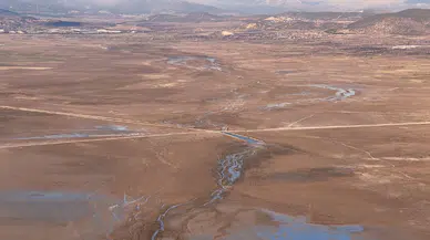 Burdur Gölü iklim değişikliği nedeniyle can çekişiyor