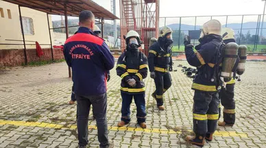 Büyükşehir İtfaiyesi, Eğitim ve Tatbikatlarını Sürdürüyor