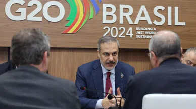 Fidan, Brezilya Dışişleri Bakanı Vieira ile görüştü