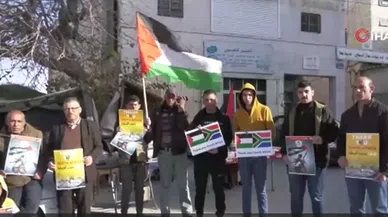 Filistinlilerden Uluslararası Adalet Divanı’nda İsrail’e soykırım davası açan Güney Afrika’ya destek
