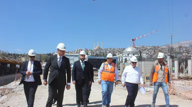 Azerbaycanlı yetkililer, Azerbaycan Mahallesi'ni inceledi