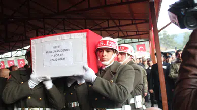 Kahramanmaraşlı şehit Müslüm Özdemir son yolculuğuna uğurlandı