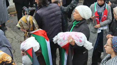 Kahramanmaraş'ta göz yaşları Filistin için aktı