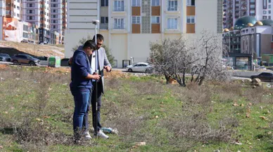 Kahramanmaraş'ta zemin kaymaları için kadastro çalışması