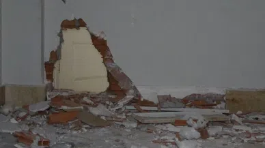 Orta hasarlı binalarda hırsızlık olaylarına karşı keserli nöbet