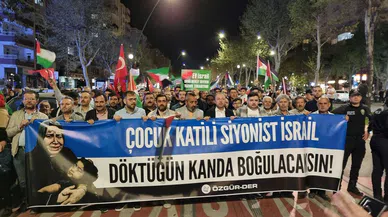 Kahramanmaraş’ta Filistin’e Özgürlük yürüyüşü