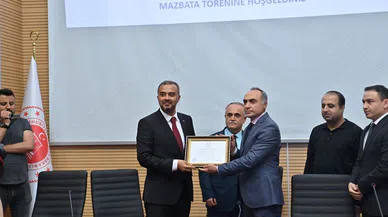 Hanifi Toptaş mazbatasını aldı