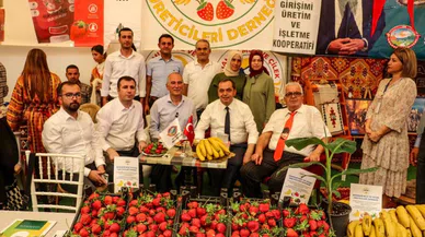 Çiftçilerin ürünleri yarıştı
